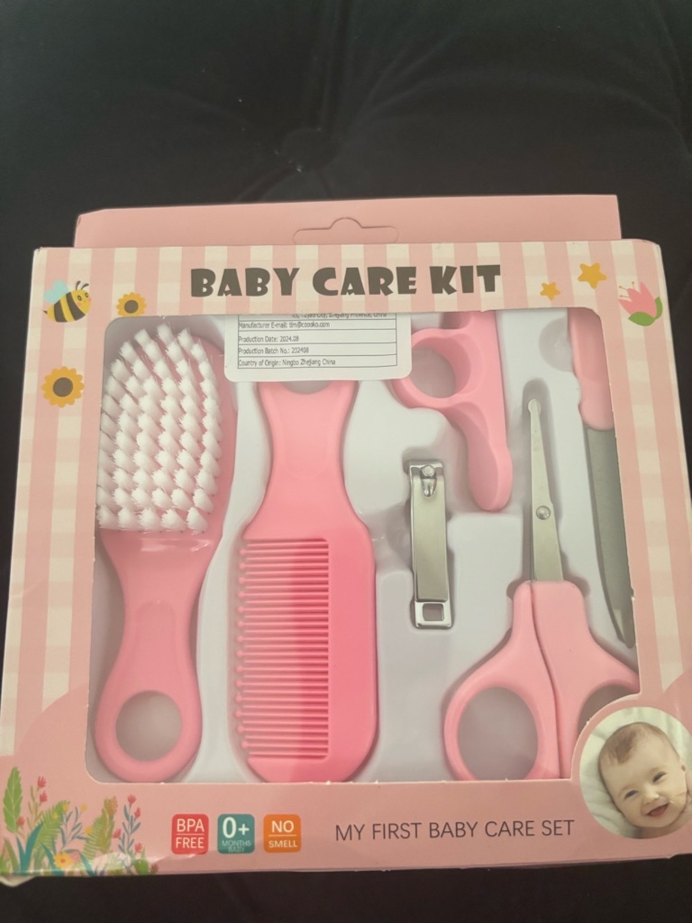 Baby Care Kit - Pink Baby Grooming Set